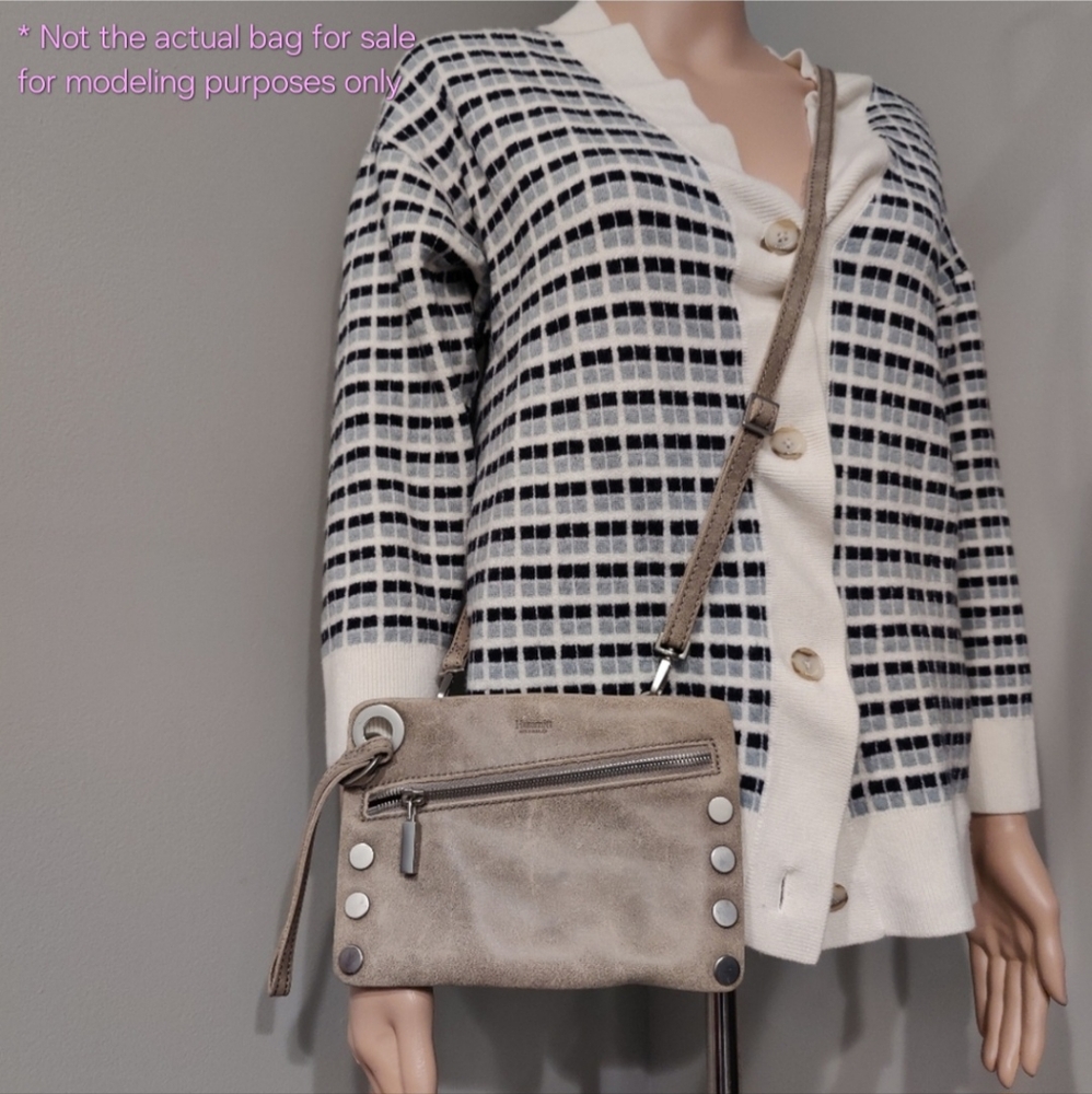 Hammitt Original Nash Grey Leather Bag - Picture 7 of 16